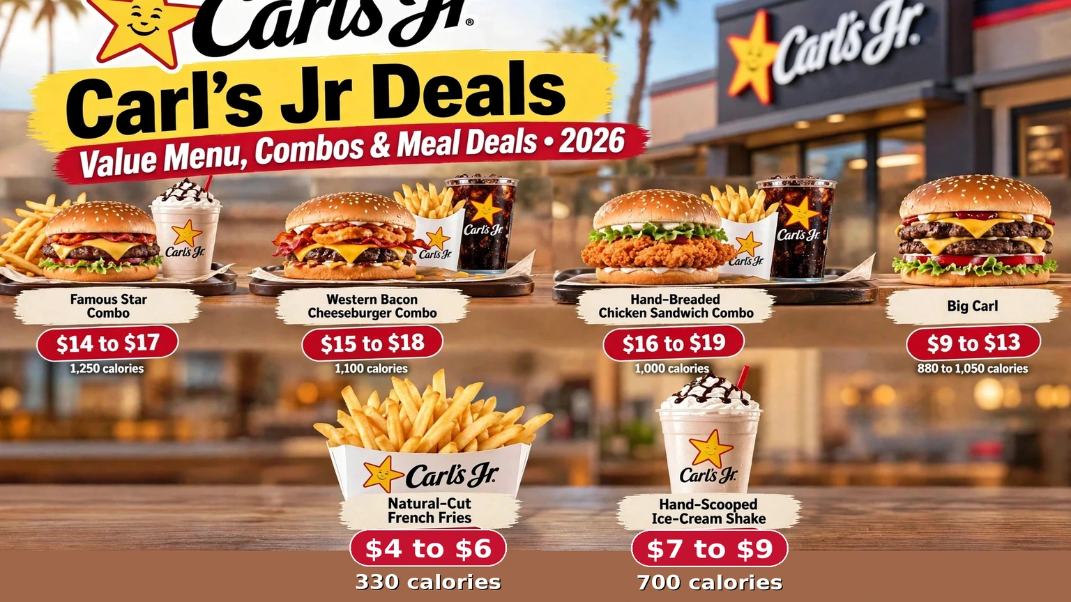 Carl’s Jr Deals: Value Menu, Combos and Meal Deals in 2026
