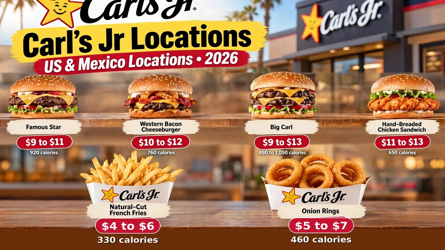 Carl’s Jr Locations: How to Find Restaurants in the US and Mexico in 2026