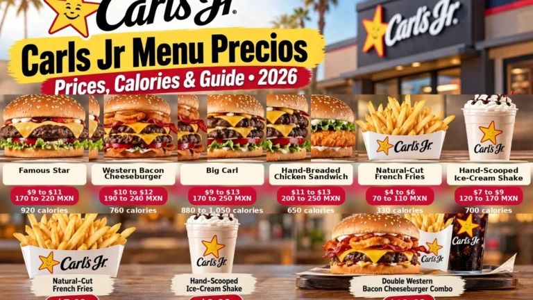 Carls Jr Menu Precios: Prices, Calories and Guide 2026