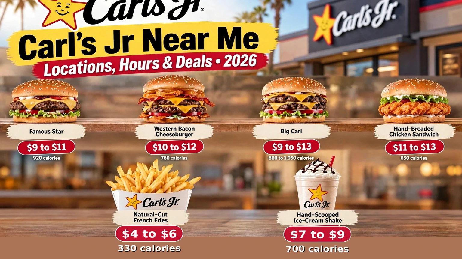 Carl’s Jr Near Me: How to Find Locations, Hours and Deals in 2026